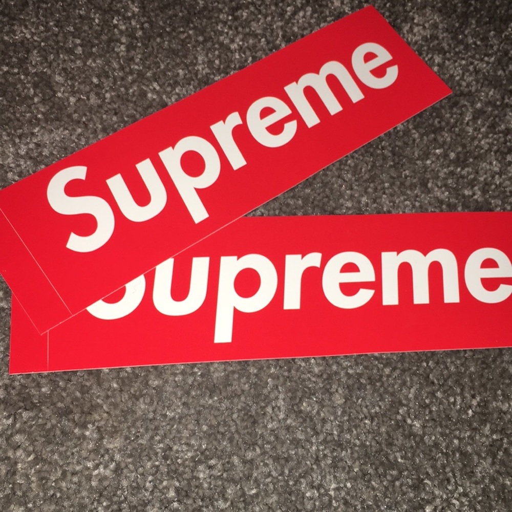 Authentic Supreme Stickers